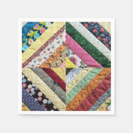 Handmade Quilt Muster Serviette