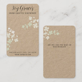 Handmade Scrunchie Card Visitenkarte