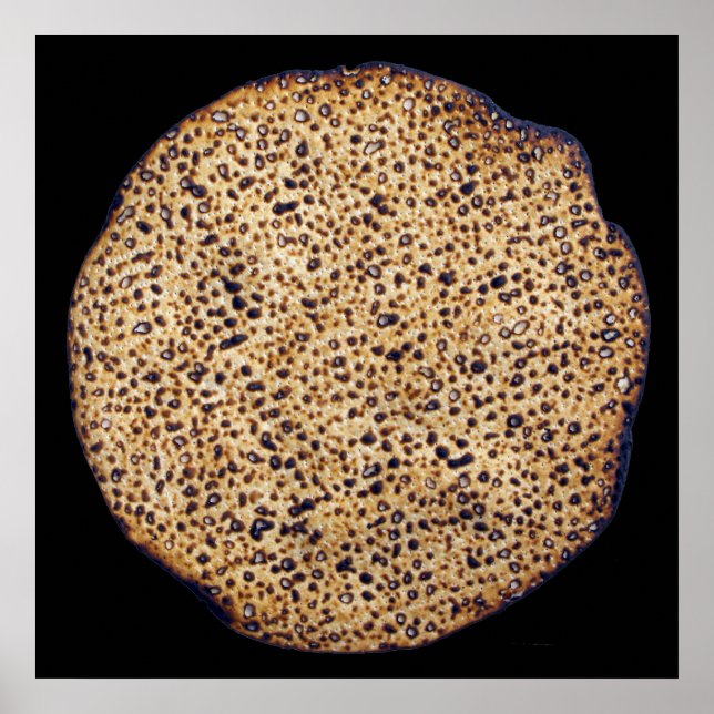 Handmade Shmura Matzah Poster (Vorne)