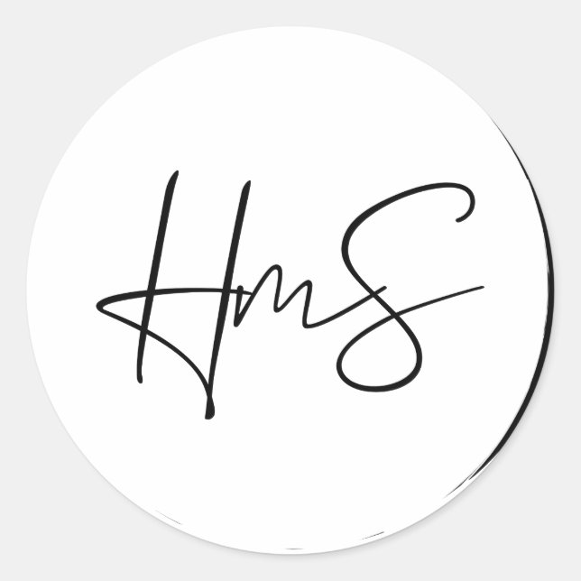 Handmade Sound Hms Sticker (Vorderseite)