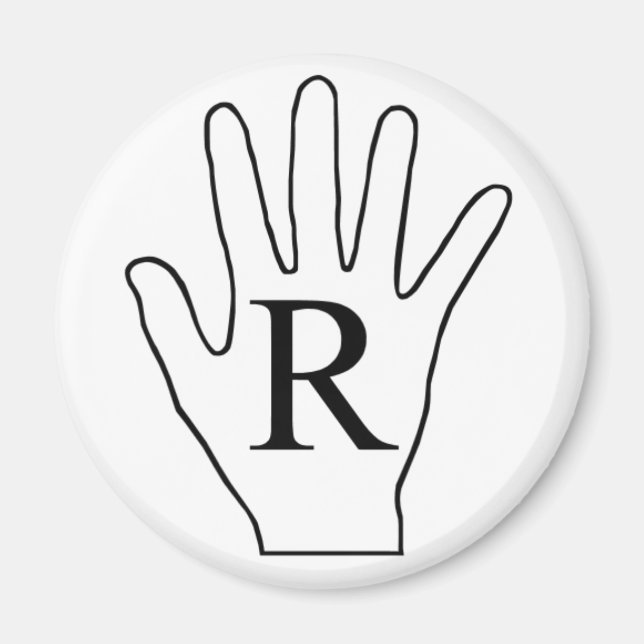 Handmagnet (rechts) magnet (Vorne)