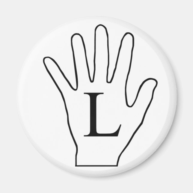 Handmagnet (Verlassen) Magnet (Vorne)