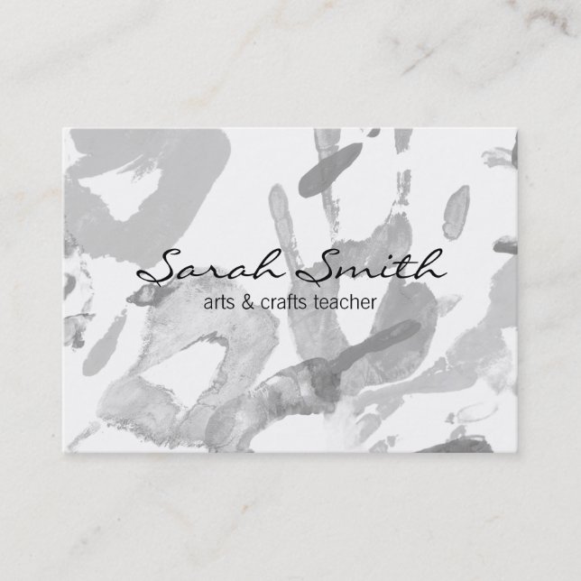 Handmalerei II (Variation) Visitenkarte (Vorderseite)