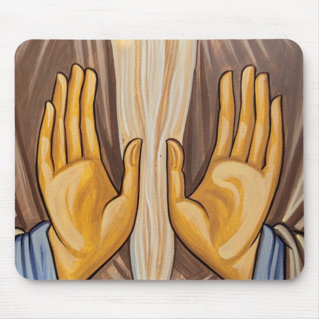 Handmalerei in einer Kirche Mousepad (Vorne)