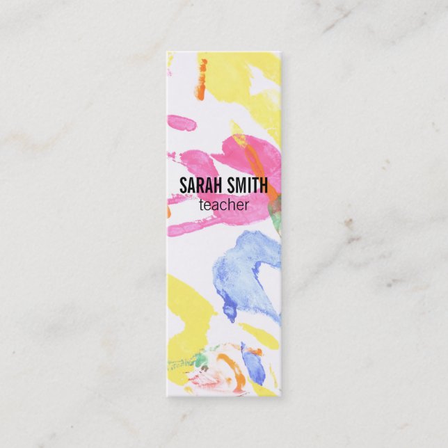 Handmalerei Mini Visitenkarte (Vorderseite)