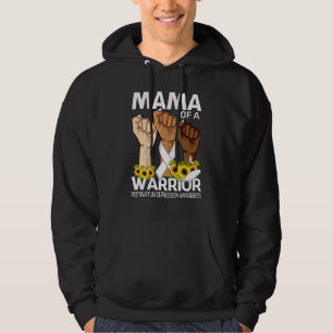 Handmama eines Warrior Postpartum Depression Aware Hoodie
