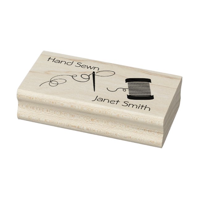 Handnähte für Thread und Nadel Gummistempel (Stempel)