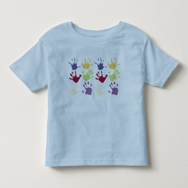 Handprint-Shirt für Kleinkinder Kleinkind T-shirt (Vorderseite)