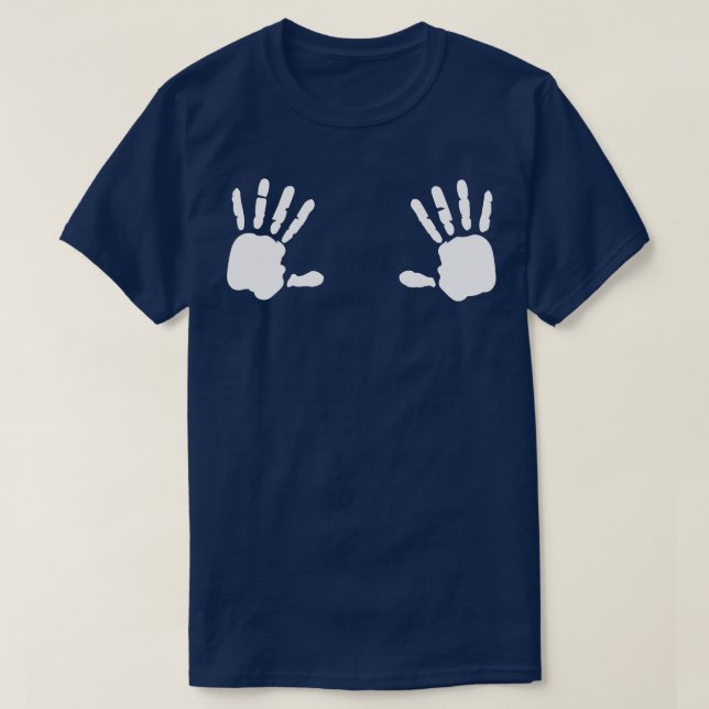 Handprint Touch mir Geschenk T-Shirt (Design vorne)