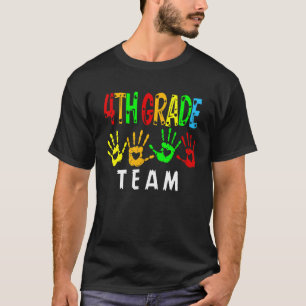 Handprints des Viertklässlers bis zur Schule T-Shirt