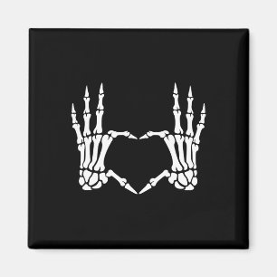 Hands Herz signieren Retro Halloween Kostüm Frauen Magnet