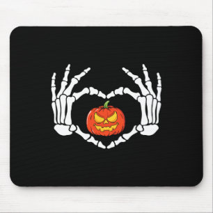 Hands Herz signieren Retro Halloween Kostüm Frauen Mousepad