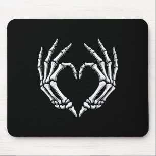 Hands Herz signieren Retro Halloween Kostüm Frauen Mousepad