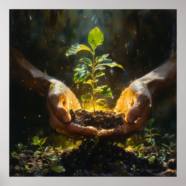 Hands Holding Hope Poster (Vorne)