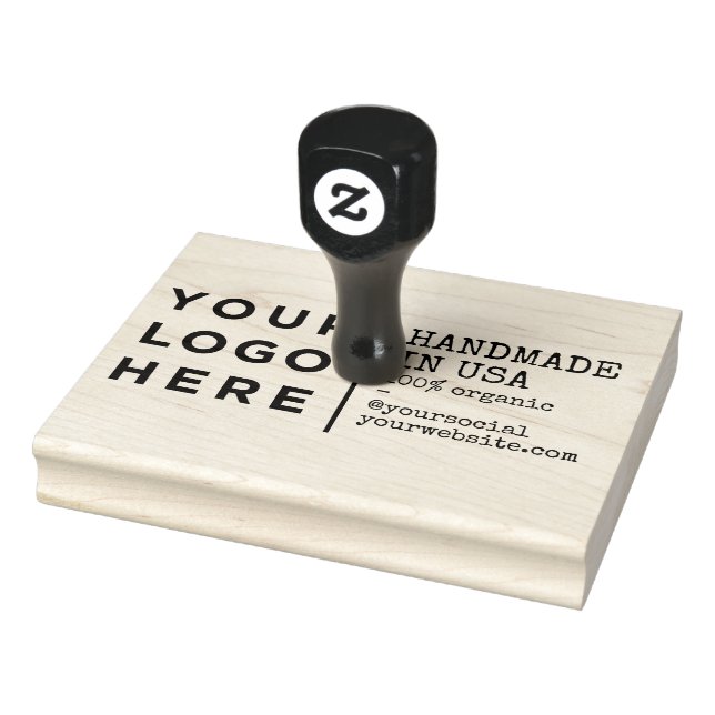 Hands in den USA Bio für Ihr Firmenlogo Gummistempel (Stempel)