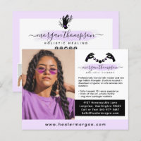 Hands & Moon Phase Massage Reiki Logo Marketing