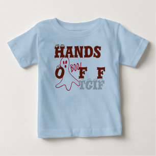 Hands oFF bOO!Baby American Apparel Raglan T - Shi Baby T-shirt