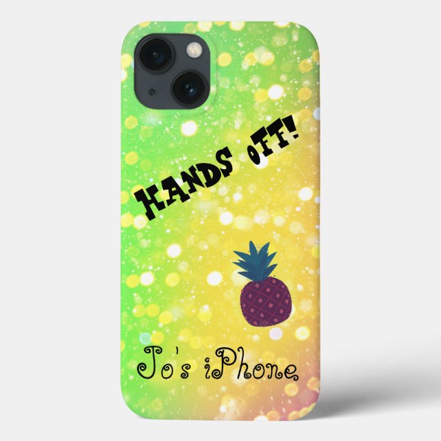 Hands Off iPhone X Gehäuse Case-Mate iPhone Hülle (Rückseite)