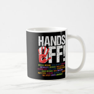Hands Off Protest 5. April Widerstand Anti Trump Kaffeetasse
