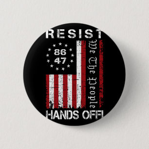 Hands Off Protest 86 47 8647 Protest Rett D Button