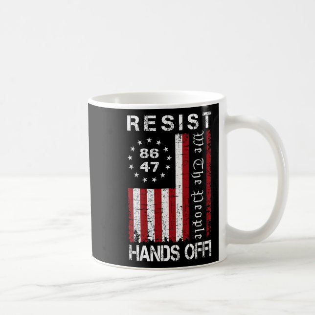 Hands Off Protest 86 47 8647 Protest Rett D Kaffeetasse (Rechts)