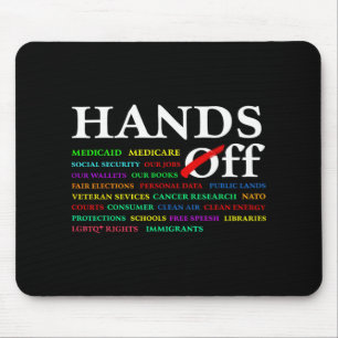 Hands Off Protest Samstag 5. April Männer Frauen 7 Mousepad