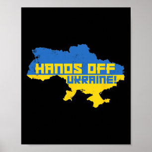 Hands Off Ukraine Bei Ukrainischer Protestaktion G Poster
