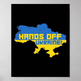 Hands Off Ukraine Bei Ukrainischer Protestaktion G Poster