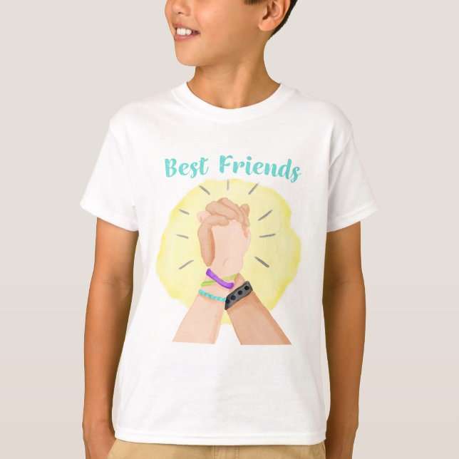 Hands Together Best Friend T-Shirt (Vorderseite)