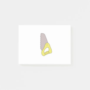 Handsäge Post-it Klebezettel