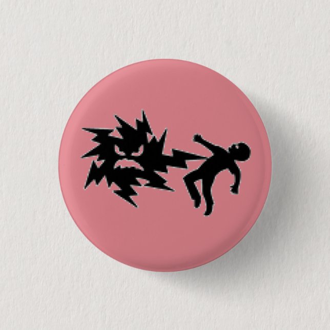 Handschellen. Button (Vorderseite)