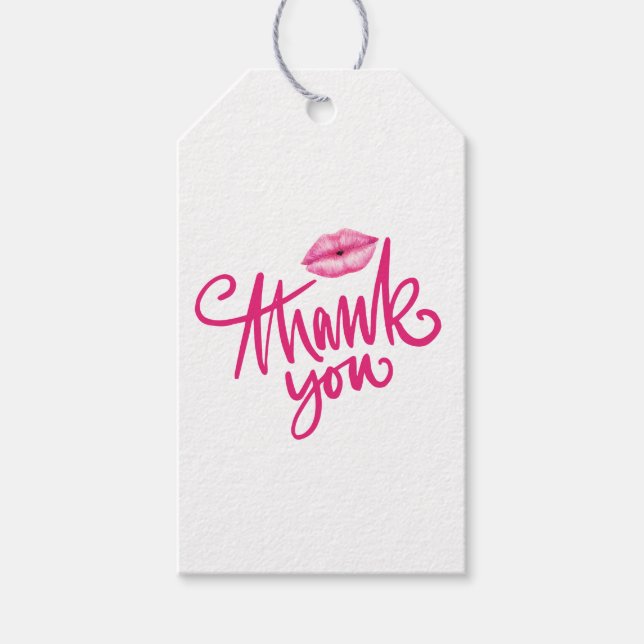 Handschrift Lips Vielen Dank Geschenkanhänger (Vorderseite)