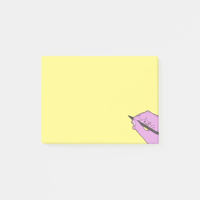 Handschrift Post-it Klebezettel (Vorderseite)