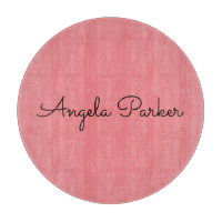 Handschrift Schlicht Einfach rosa Beruflicher Name