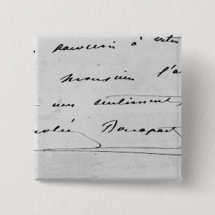 Handschrift und Unterzeichnung Button