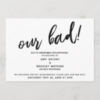 Handschrift verzögert Hochzeitsankündigung des Spa