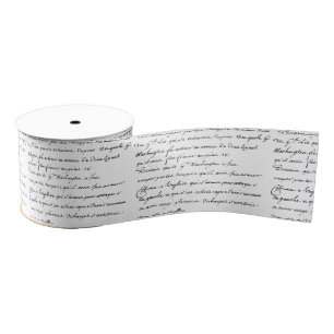 Handschrifts-Band Ripsband