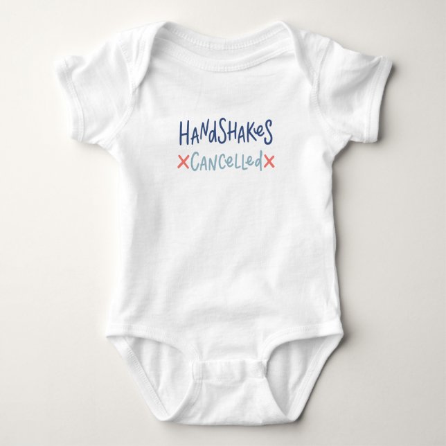 Handschuhe abgebrochen baby strampler (Vorderseite)