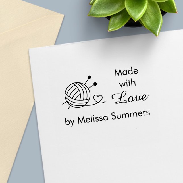 Handschuhe aus Spinngarn, hergestellt mit Liebe 3 Permastempel (Von Creator hochgeladen)