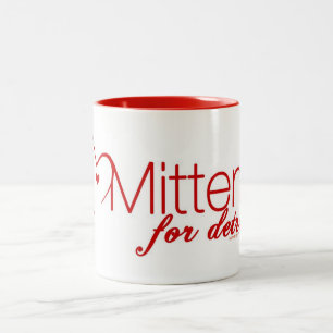 Handschuhe für Detroit-Logo-Kaffee-Tasse Zweifarbige Tasse