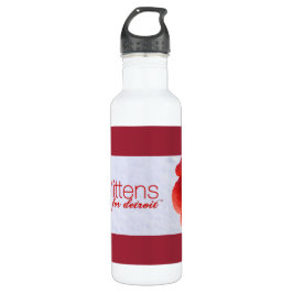 Handschuhe für Detroit-Wasser-Flasche (24 Unze), Edelstahlflasche