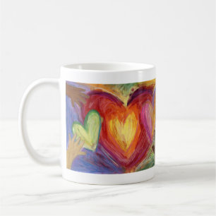 Handschuhe & Herz Diversity Liebe Art Custom Kaffe Kaffeetasse