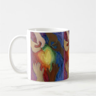 Handschuhe & Herz Diversity Liebe Art Custom Kaffe Kaffeetasse