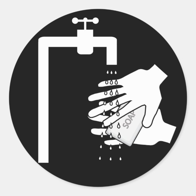 Handseifenhahn - Aufkleber (Vorderseite)