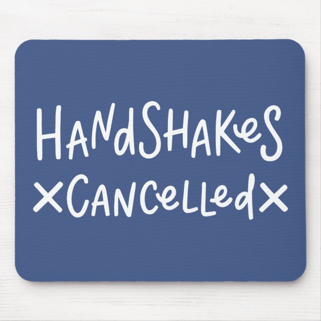 Handshakes abgebrochen mousepad (Vorne)