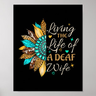 Handsignsprache Leben eines stolzen Toten Poster