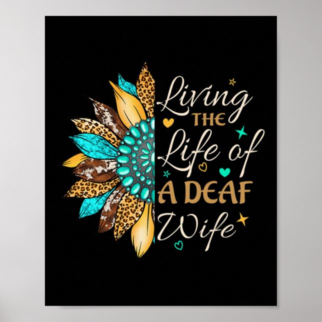 Handsignsprache Leben eines stolzen Toten Poster (Vorne)