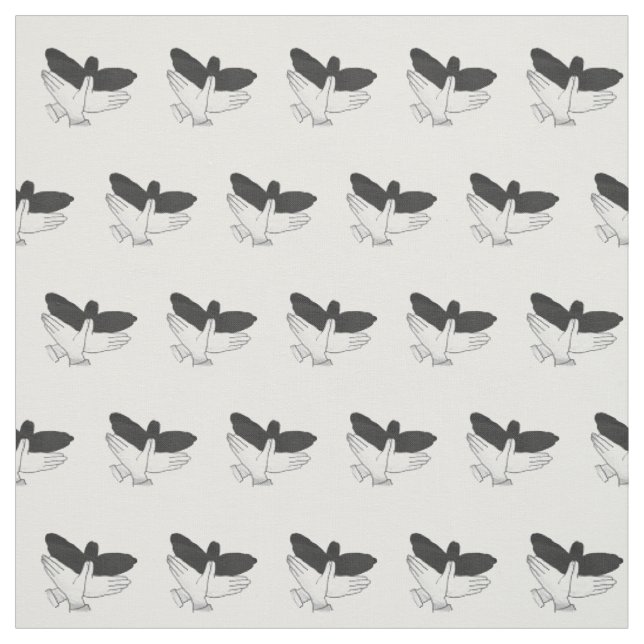 Handsilhouette Adler Stoff (Muster)