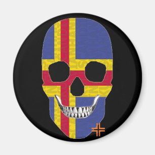 HANDSKULL Alunder Magnet B2