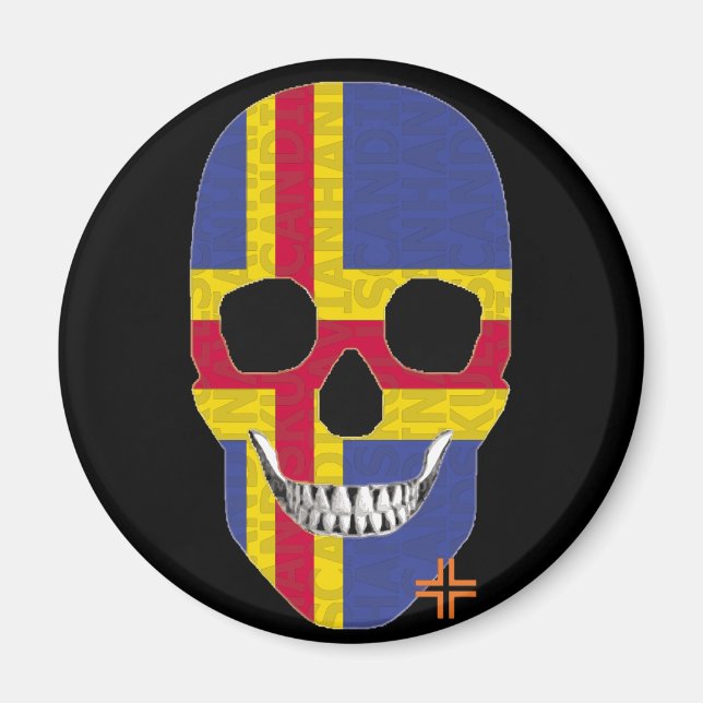 HANDSKULL Alunder Magnet B2 (Vorne)